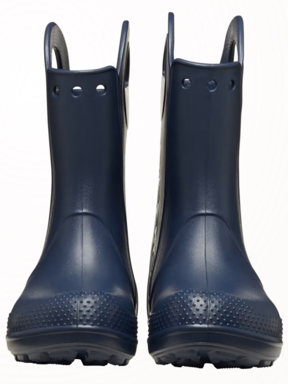 CROCS Kids Navy Blue Handle It Rain Boots